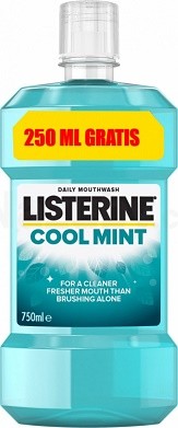 Listerine 750ml Cool Mint ústní voda - Kosmetika Ústní hygiena Ústní vody